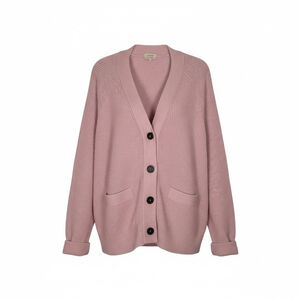 Jigsaw Cardigan Sweater Women’s Small Pink Wool Cashmere Button Front Knit Top